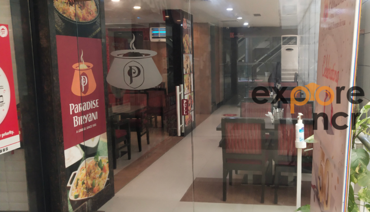 Food Court in Raheja mall Gurgaon