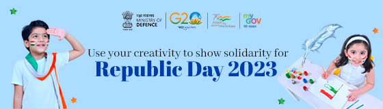 Use your creativity to show solidarity for Republic Day 2023